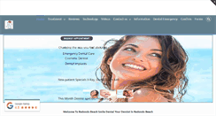 Desktop Screenshot of beachsmiledental.com